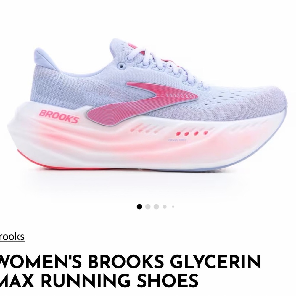 Brooks Women's Glycerin Max Running Shoes - Lavender and Pink
